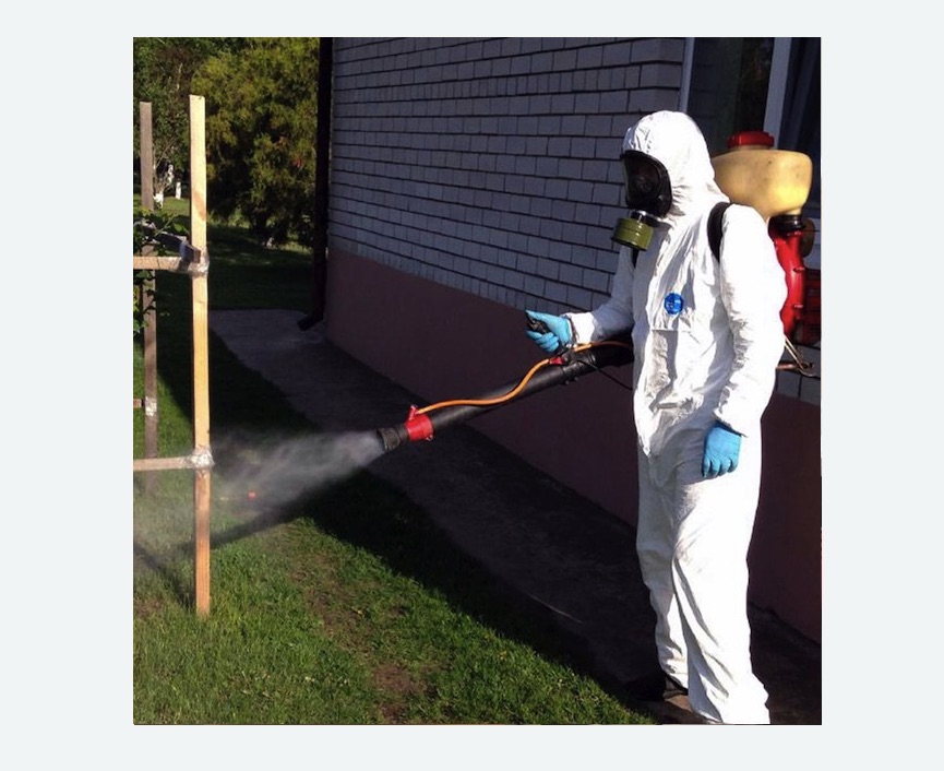 травля клещей на участке в Егорьевске